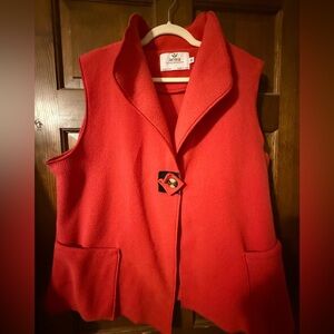 Janska vintage fleece vest XL NWOT made in USA